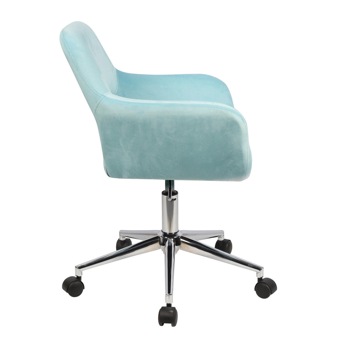 SCHREIBTISCHSTUHL JILL Hellblau - Hellblau, Textil (56/85/42cm) - SVITA