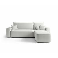 ECKSOFA mit Schlaffunktion SENNO Quelle 01 Rechts - Weiß, Textil (250/150cm) - Bedante
