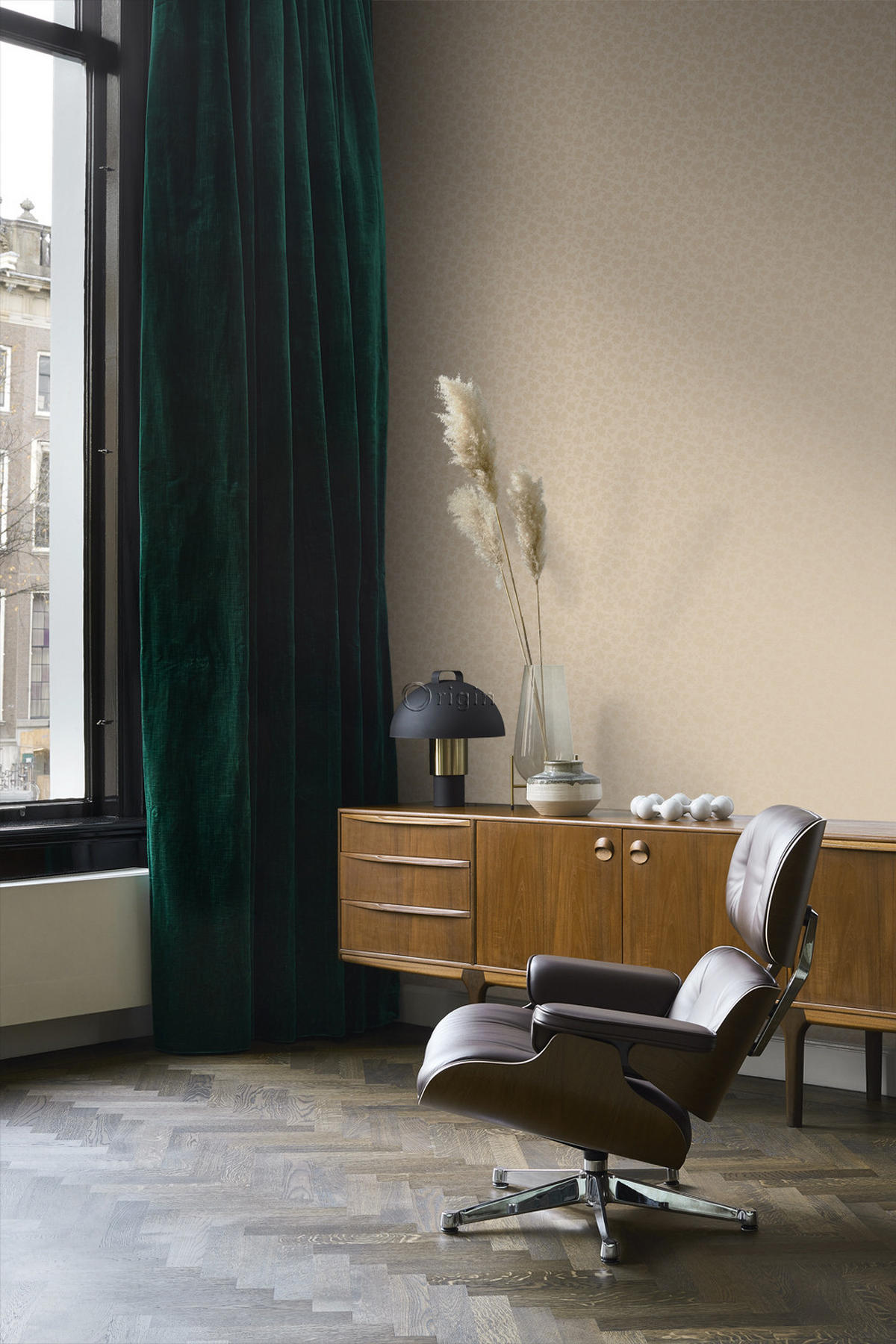 TAPETE Blumen 53 cm x 10.05 m - Weiß, Papier (53/1000cm) - Origin Wallcoverings