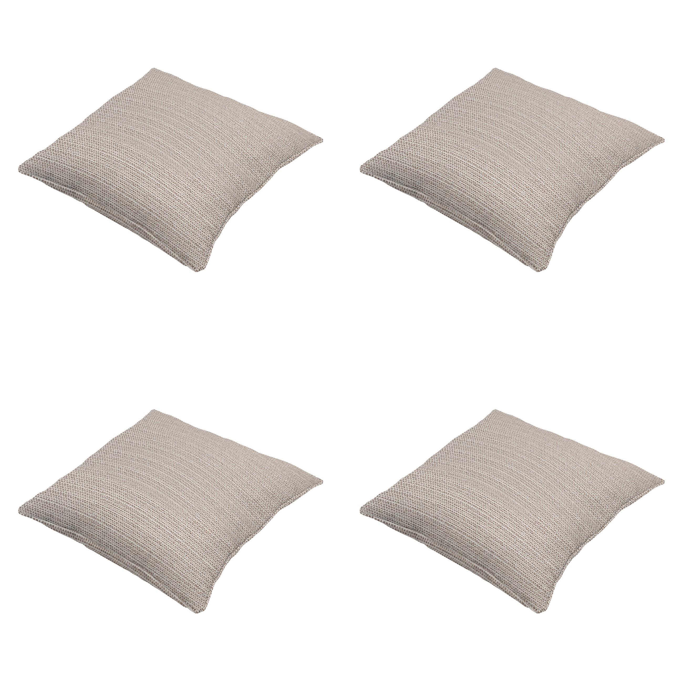 DEKORATIONSKISSEN Richmond - Beige - 50/50/10 cm - 4er-Set - Beige, Textil (50/50cm) - Madison