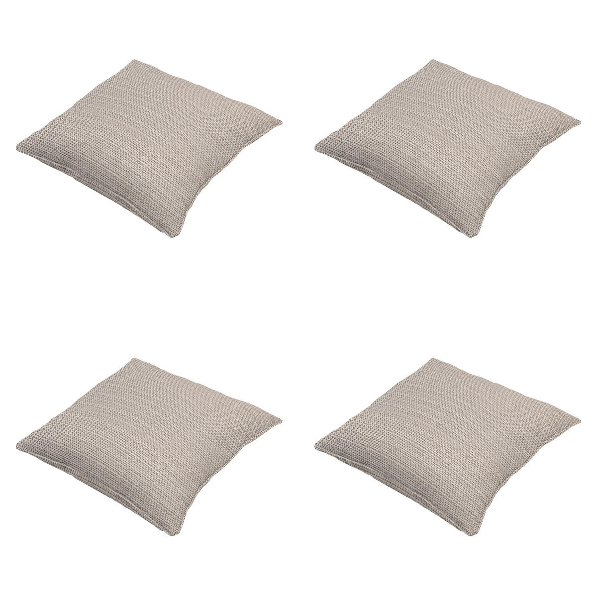 DEKORATIONSKISSEN Richmond - Beige - 50/50/10 cm - 4er-Set - Beige, Textil (50/50cm) - Madison