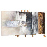 GEMÄLDE Erfolg auf Keilrahmen 200x100 cm - Braun, Holz (200/100cm) - YS-art gallery