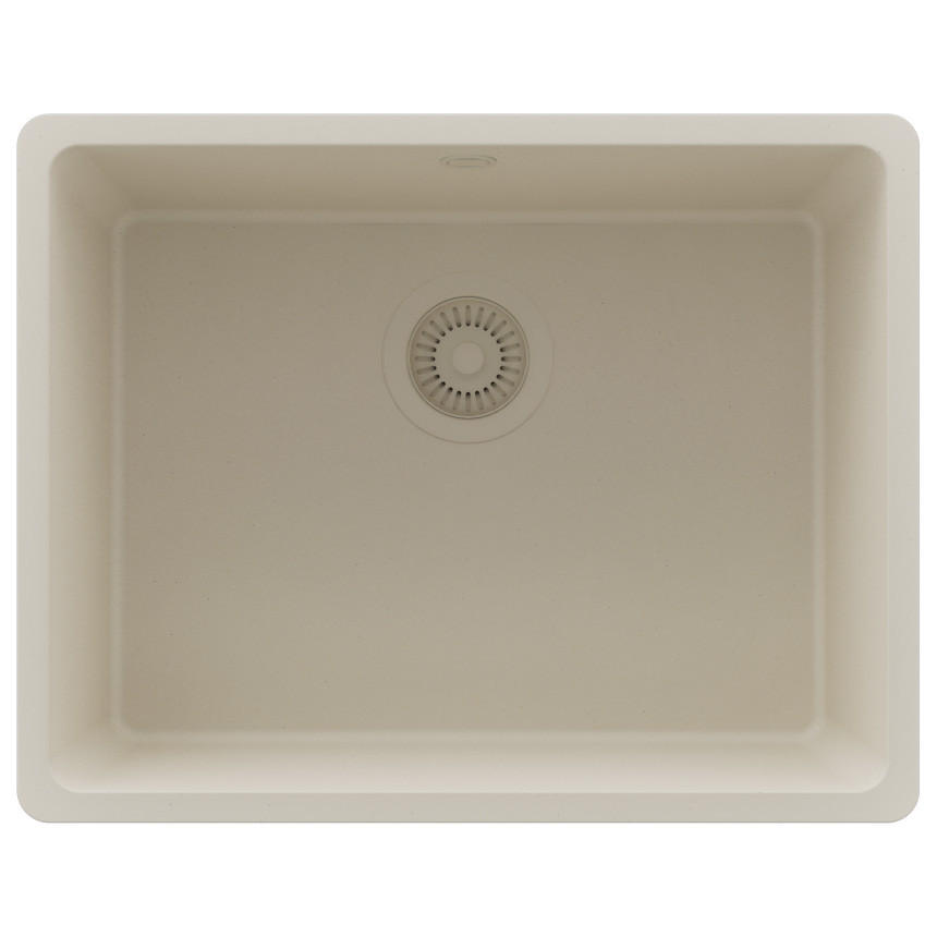 SPÜLBECKEN Venedig Slim Easy, 2-er set Beige 56/44 cm 1 Becken + Ablauf-Set ab 60er Unterschrank - Beige, Kunststoff (56/20/44cm) - Primagran