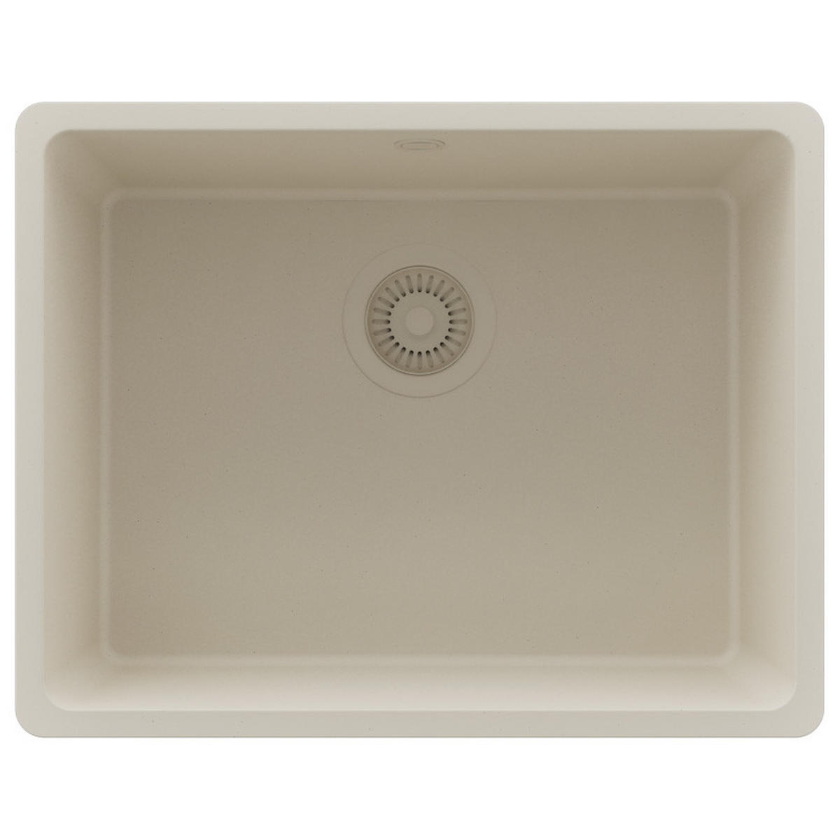 SPÜLBECKEN Venedig Slim Easy, 2-er set Beige 56/44 cm 1 Becken + Ablauf-Set ab 60er Unterschrank - Beige, Kunststoff (56/20/44cm) - Primagran