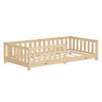 KINDERBETT 80x160 cm Natur aus Kiefernholz - Naturfarben, Holz (80/160cm) - ML-DESIGN
