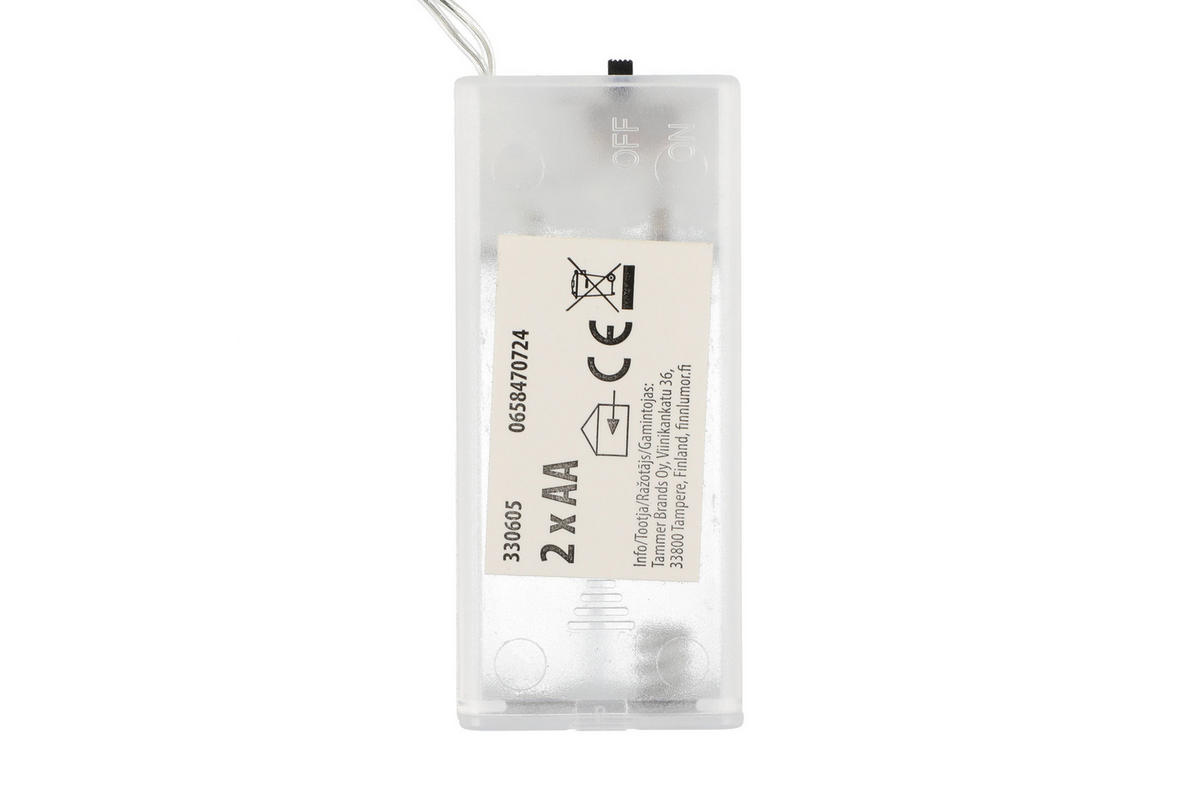 PAPIERSTERN LED 43 cm batteriebetrieben - Goldfarben, Papier (43/18/43cm)