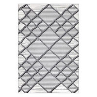 KURZFLOR-TEPPICH Young 965 Grau 190x280 cm - Creme/Grau, Textil (190/280cm) - carpet city