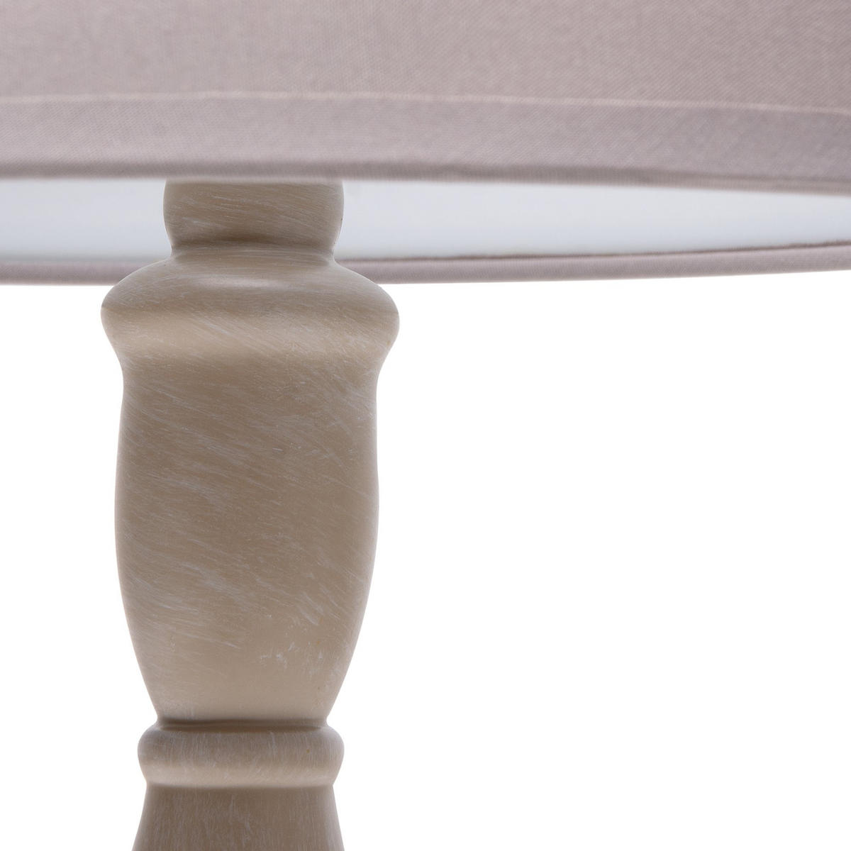 TISCHLAMPE GITTA 2-er Set, Beige - Beige, Keramik/Textil (22/22/51cm) - KONSIMO®