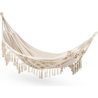 HÄNGEMATTE 200/150 cm, bis 200 kg - Beige, Textil (150/1/200cm) - Outtec