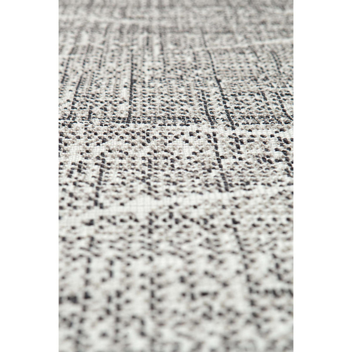 OUTDOOR-TEPPICH Tweed perlweiß 160 x 230 cm - Hellgrau, Textil (160/230cm) - Vivaraise