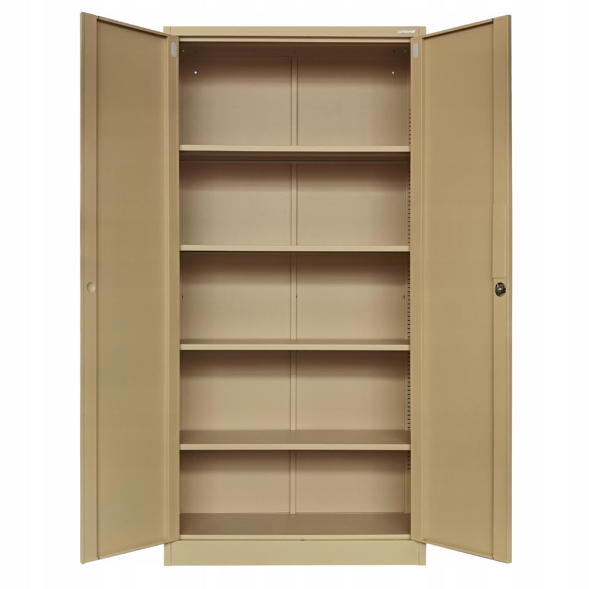 AKTENSCHRANK JAN 185x90x45 cm - Beige, Metall (90/185/40cm) - Jan Nowak