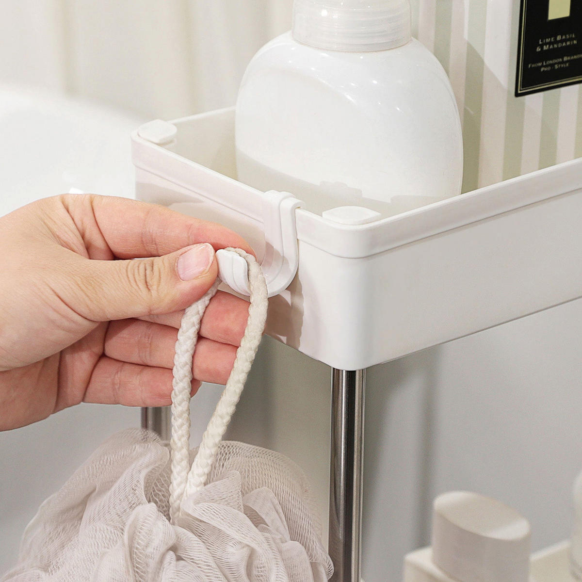 ROLLWAGEN - Weiß, Kunststoff (12.5/60/40cm) - Hansiro