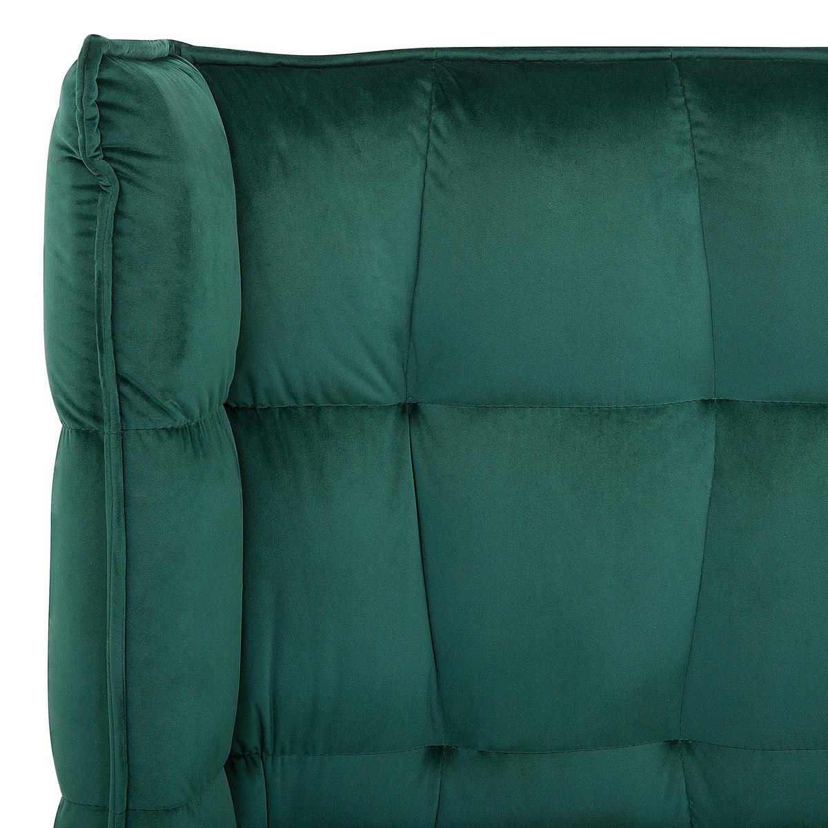 POLSTERBETT mit Lattenrost 180x200 cm Grün Senlis - Grün, Textil (180/200cm) - Beliani