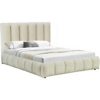 BETT annie beige - Beige, Holz/Textil (160/200cm) - Habitat Garten