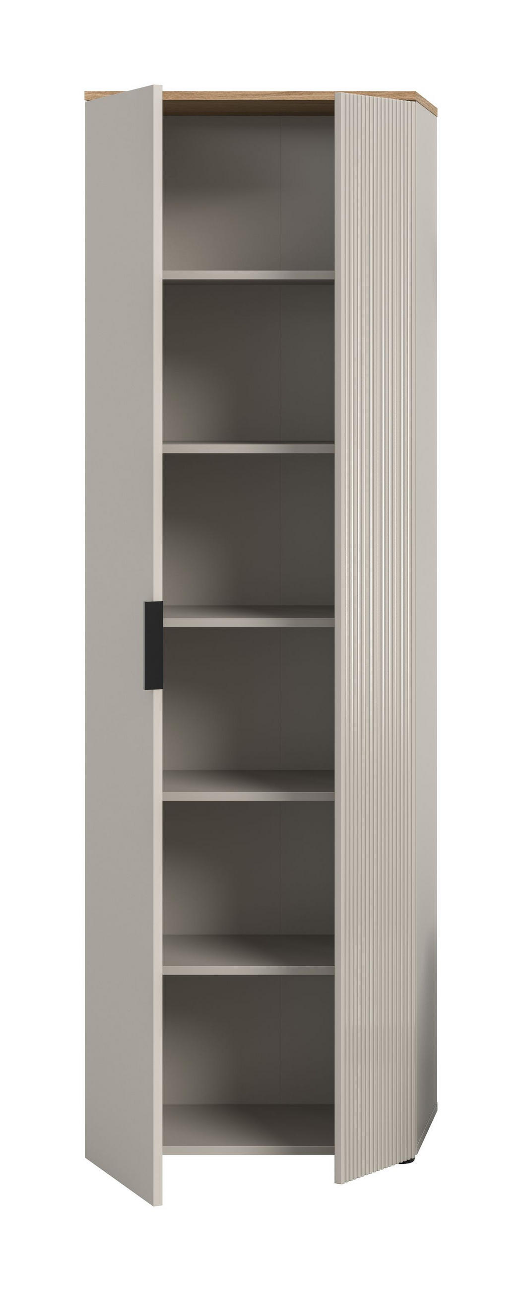 GARDEROBENSCHRANK SLIDE (B/H/T: ca. 60/190/36 cm) in Kaschmir/Kaschmir - Sandfarben, Holzwerkstoff (60/190/36cm)