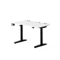 ELEKTRISCH verstellbarer Gaming-Schreibtisch X-Forge 120 x 70 cm - Schwarz/Weiß, Metall (70/160/73cm) - Diablo Chairs