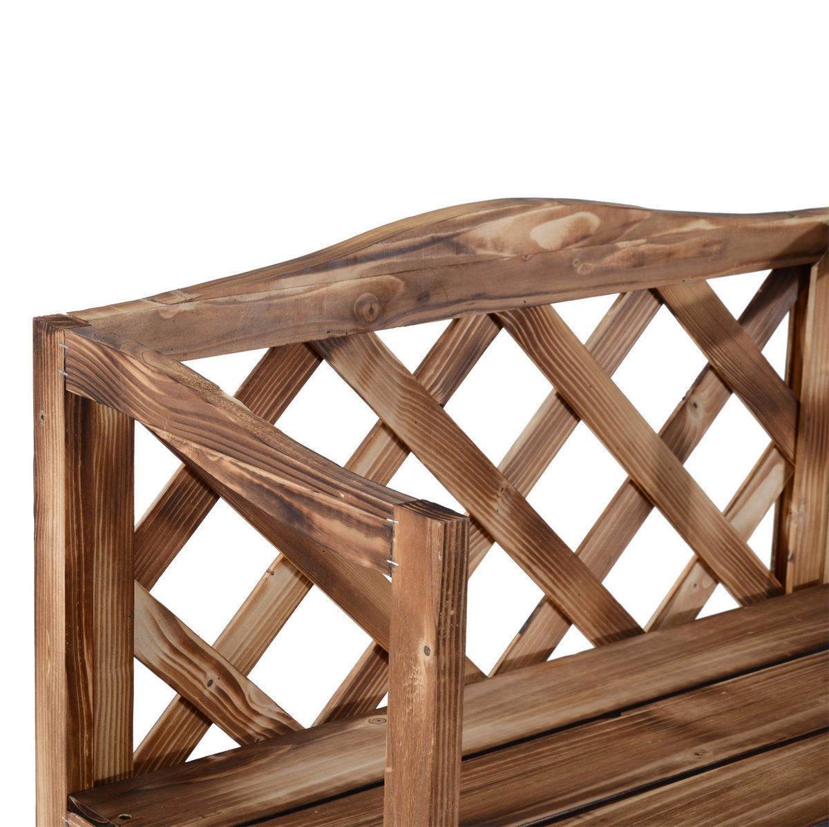 GARTENREGAL aus Tannenholz 75x38x120 cm in Natur mit 3 Etagen - Naturfarben, Holz (38/120/75cm) - Modfu