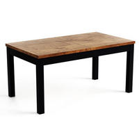TISCH Schwarz Lancelot Ausziehbar 80/120x80 cm - Multicolor, Holzwerkstoff (120/80/76cm) - Sepro Meble