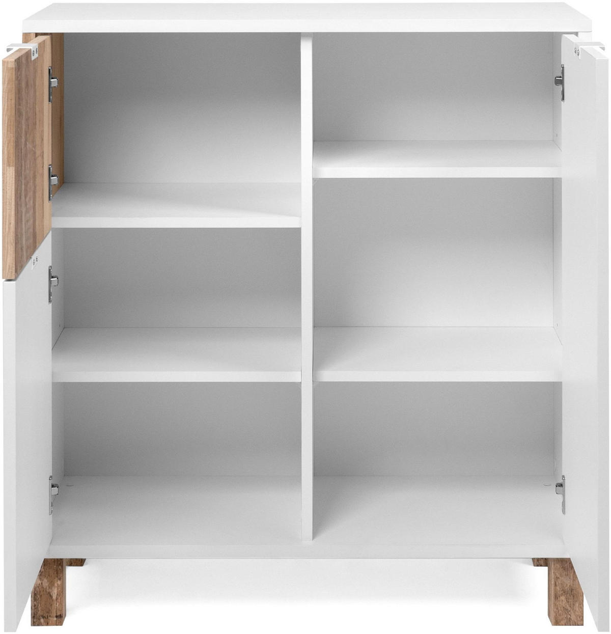 KOMMODE Menorca 79/86/35 cm Old Style,Weiß - Weiß, Holzwerkstoff (79/86/35cm) - Finori GmbH