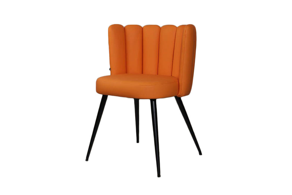 ESSZIMMERSTUHL JADA Orange Kunstleder - Orange, Textil (59/79/55cm) - KAWOLA