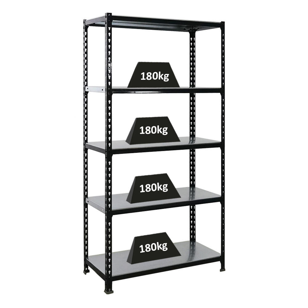 SCHWERLASTREGAL Metal Shark HxBxT 180 x 90 x 40 cm Fachlast 180 kg Anthrazit-Verzinkt - Anthrazit, Metall (90/180/40cm) - PROREGAL