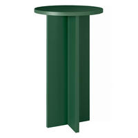 HOCHTISCH rund 60 cm Zederngrün CHINCHIN - Grün, Holzwerkstoff (60/105/60cm) - RNT By Really Nice Things