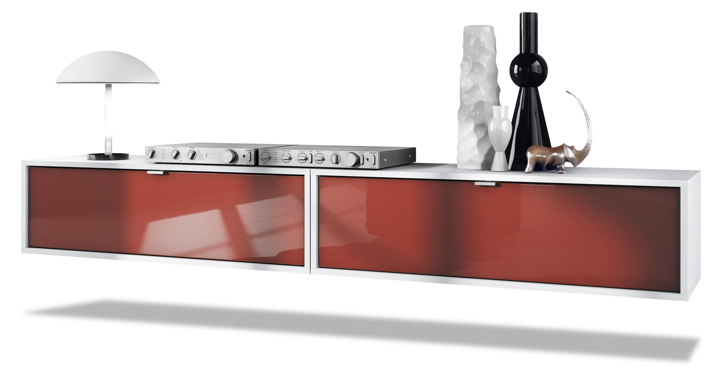Vladon Lowboard Bordeaux 100x29x37 cm