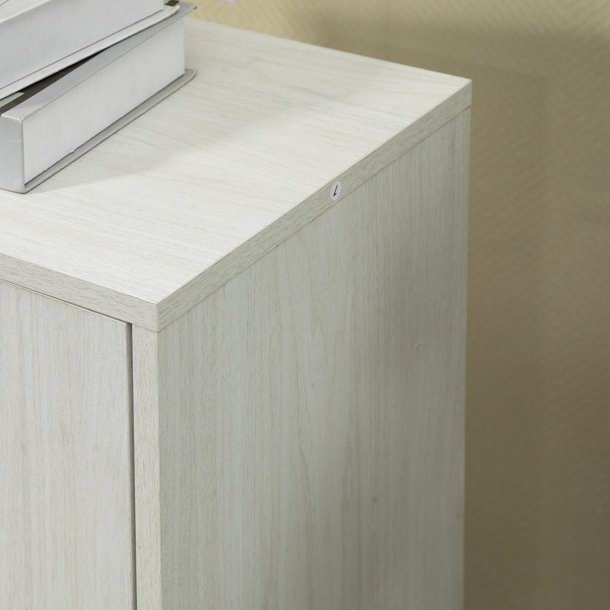 KOMMODE DE-12364 54/29/83 cm Weiß - Weiß, Holzwerkstoff (54/83/29cm) - ComfortXL