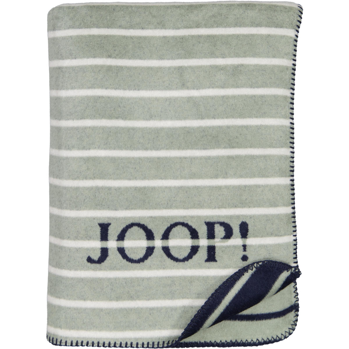 WOHNDECKEN DIVIDED SALBEI - Grün, Textil (150/200cm) - Joop!