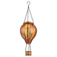 LED AUSSENLEUCHTE Heißluftballon Bunt - Multicolor, Metall (14/14/46cm) - Globo Lighting