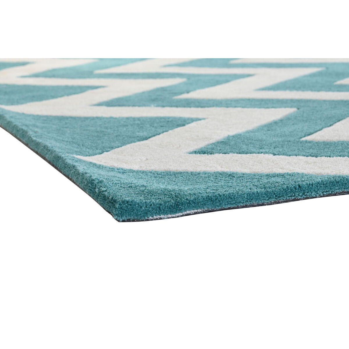 TEPPICH 160 x 230 x 2 cm Polyester Zick-Zack zweifarbig - Multicolor, Kunststoff (160/230cm) - DKD Home Decor