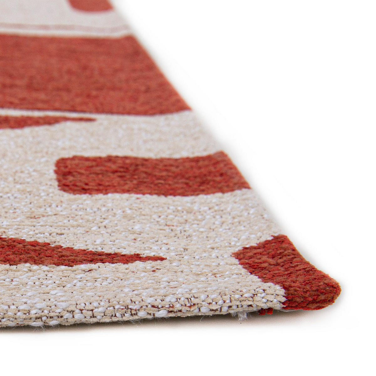 TEPPICH In-/Outdoor Flachgewebe STALE 80 x 250 cm - Rot, Textil (80/250cm) - Novatrend