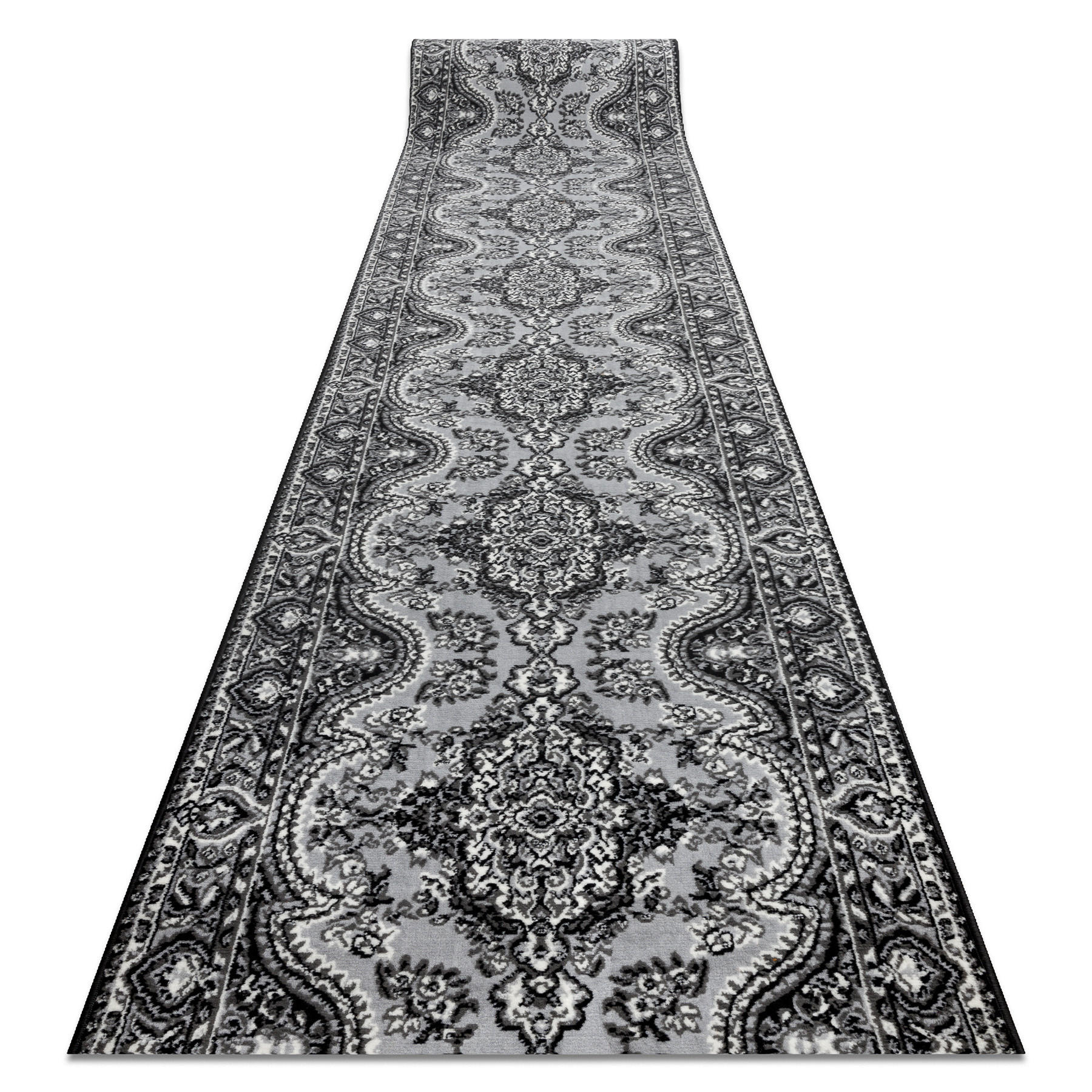 LÄUFER BCF MORAD 70/220 cm - Grau, Textil (70/220cm) - rugsX