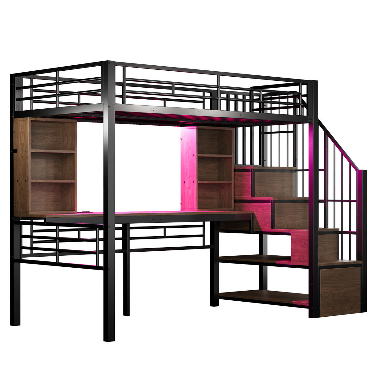 HOCHBETT Eisen 90/200 cm Schwarz - Schwarz, Holzwerkstoff/Metall - Raumix