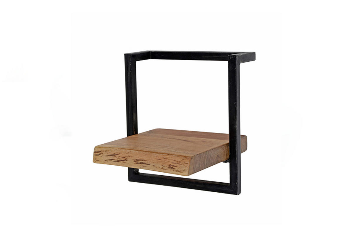 WANDREGAL ERGEA  Holz Akazie - Naturfarben, Holz (30/30/25cm) - KAWOLA