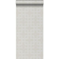 TAPETE geometrisches Motiv 52 cm x 10.05 m - Beige, Papier (52/1000cm) - Origin Wallcoverings
