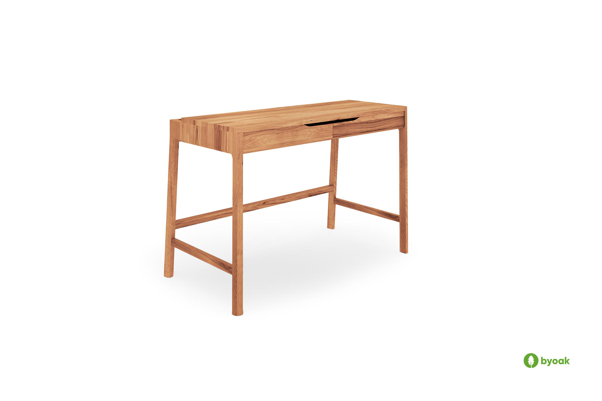 SCHREIBTISCH PAUL Kernbuche - Kernbuche, Holz (57/110/77cm) - byoak