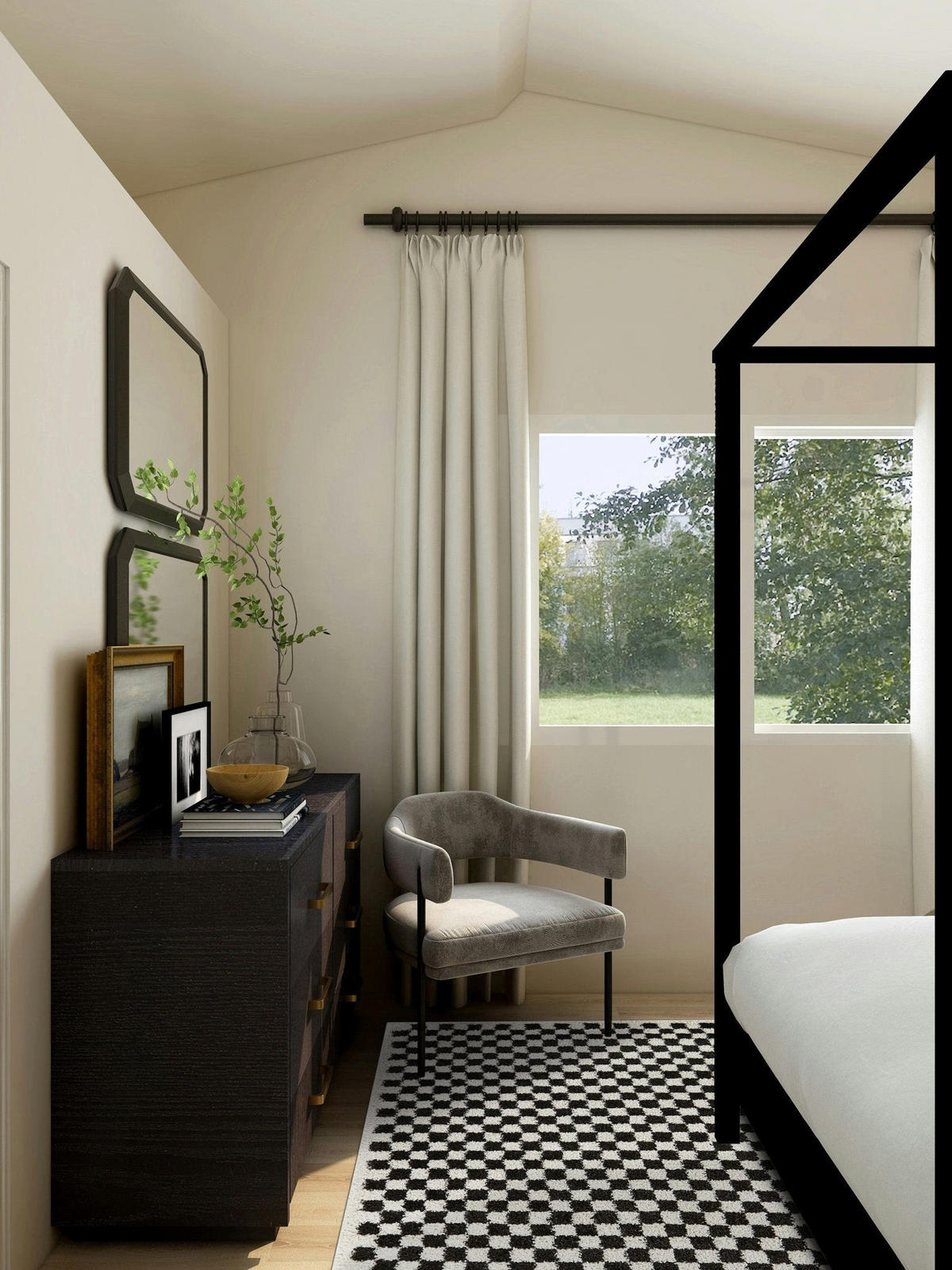 TEPPICH weich komfortabel schwarz schwarz - Schwarz, Textil (120/170cm) - AFK Living