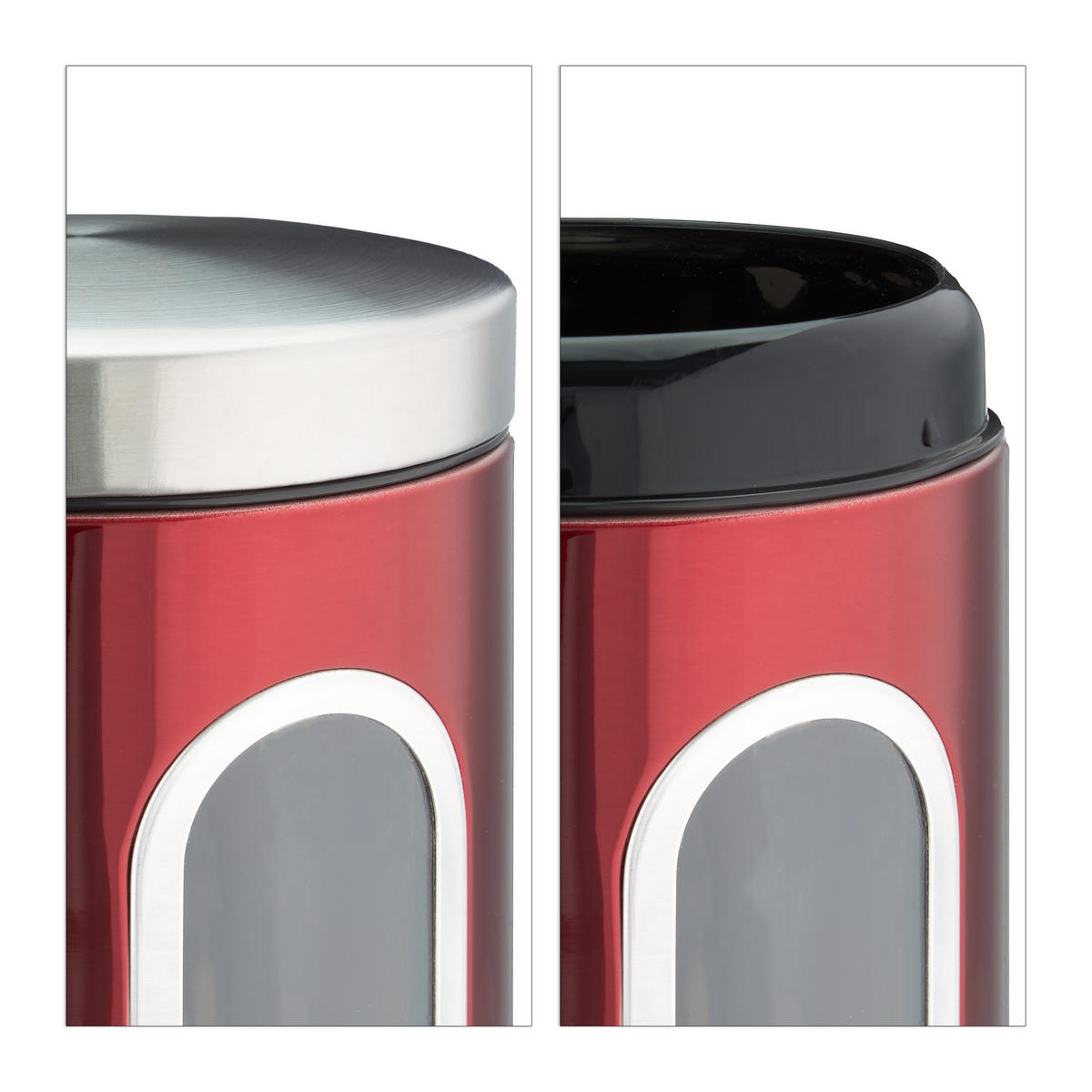 ÚLOŽNÝ box - viacfarebná, kov (11/17/11cm) - Relaxdays