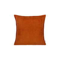 KISSENHÜLLE HYggelig No.1 rost-rot Cord-Samt 40/40 cm - Rostfarben, Textil (40/40cm) - beties Heimtextil