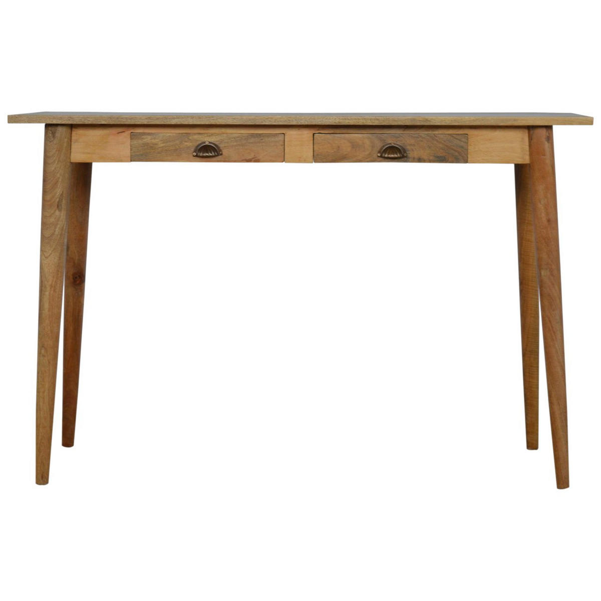 SCHREIBTISCH Akins - Messingfarben/Braun, Holz/Metall (46/120/80cm) - Artisan Furniture