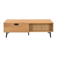 COUCHTTISCH nicht ausziehbar - 120 cmcm x 60 cmcm - Holz, Platte - Naturfarben Hell - SINOLO - Naturfarben, Holz (60/120/38cm) - Vente-Unique