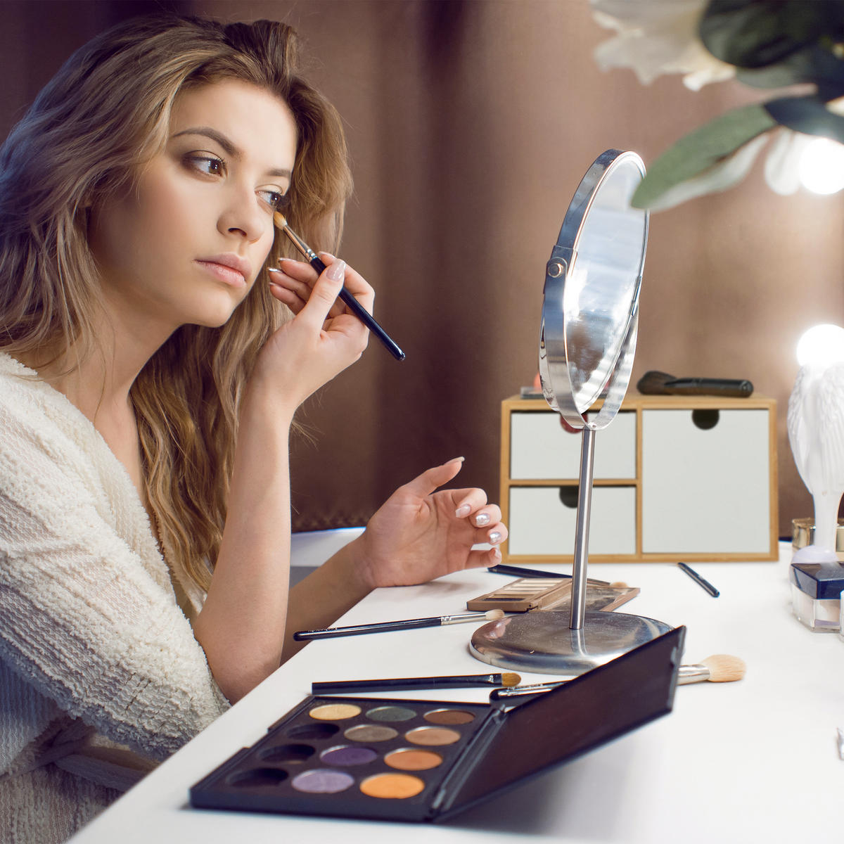 SCHUBLADENBOX - Multicolor, Holz/Holzwerkstoff (25/14.5/20cm) - Relaxdays