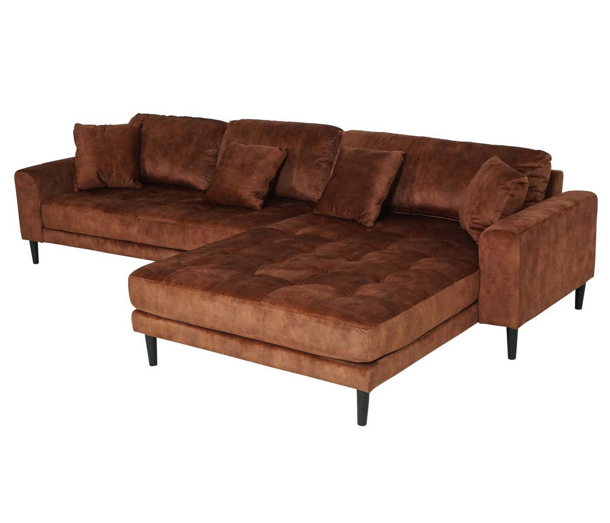ECKSOFA Bronze - Bronzefarben, Textil (295/178cm) - MCW
