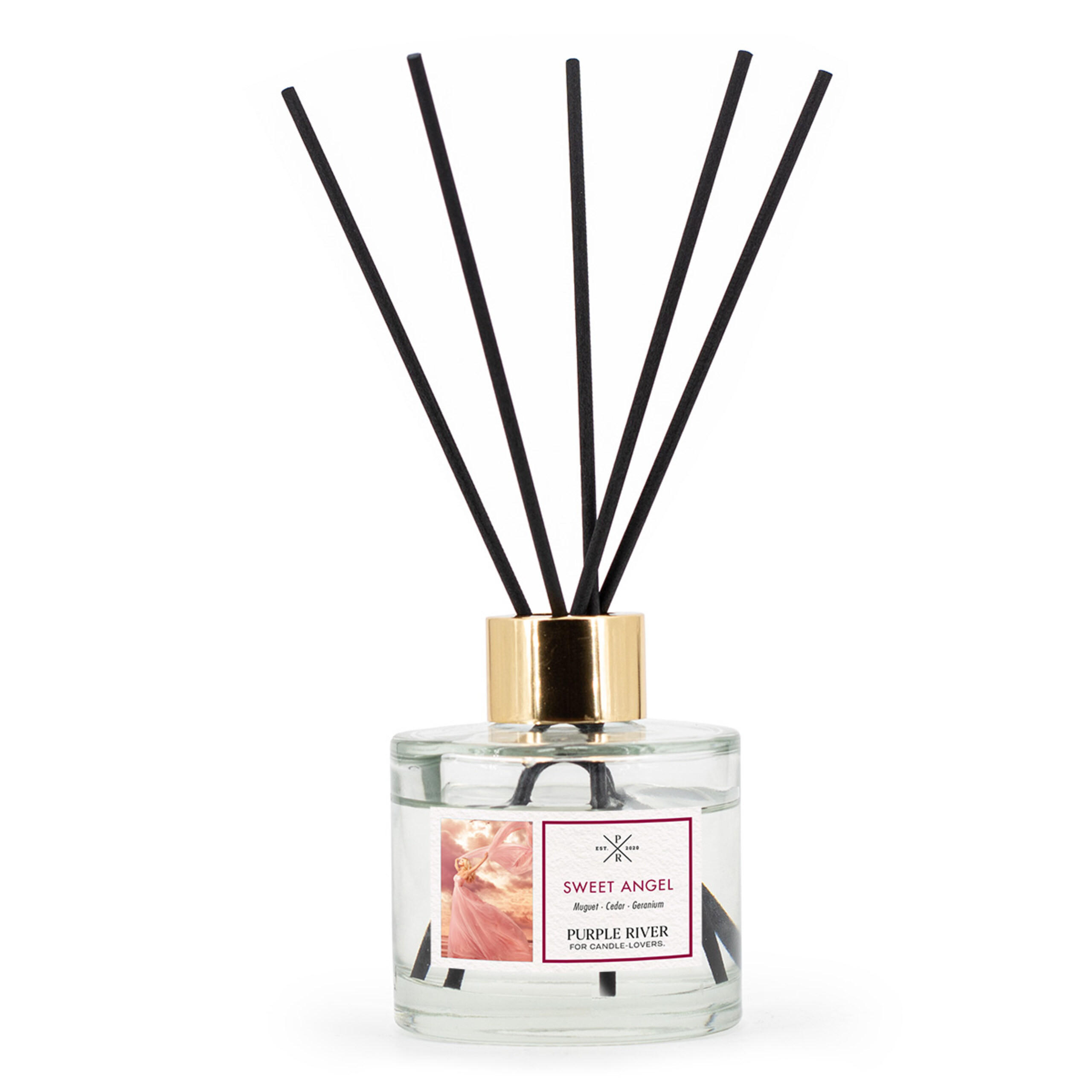 DIFUZOR Alb sticlă 100 ml Sweet Angel