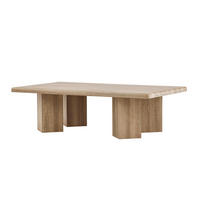 COUCHTISCH LILLEHAMMER Beige 80x140x40 cm - Beige, Holzwerkstoff (140/80/40cm) - FURNLUX