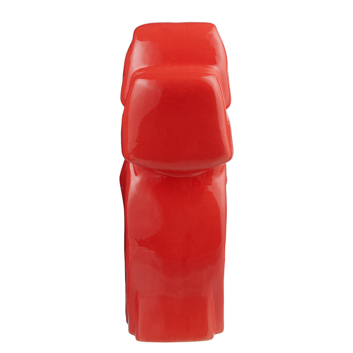 VASE Present Schleife - Rot, Stein (26cm) - Butlers