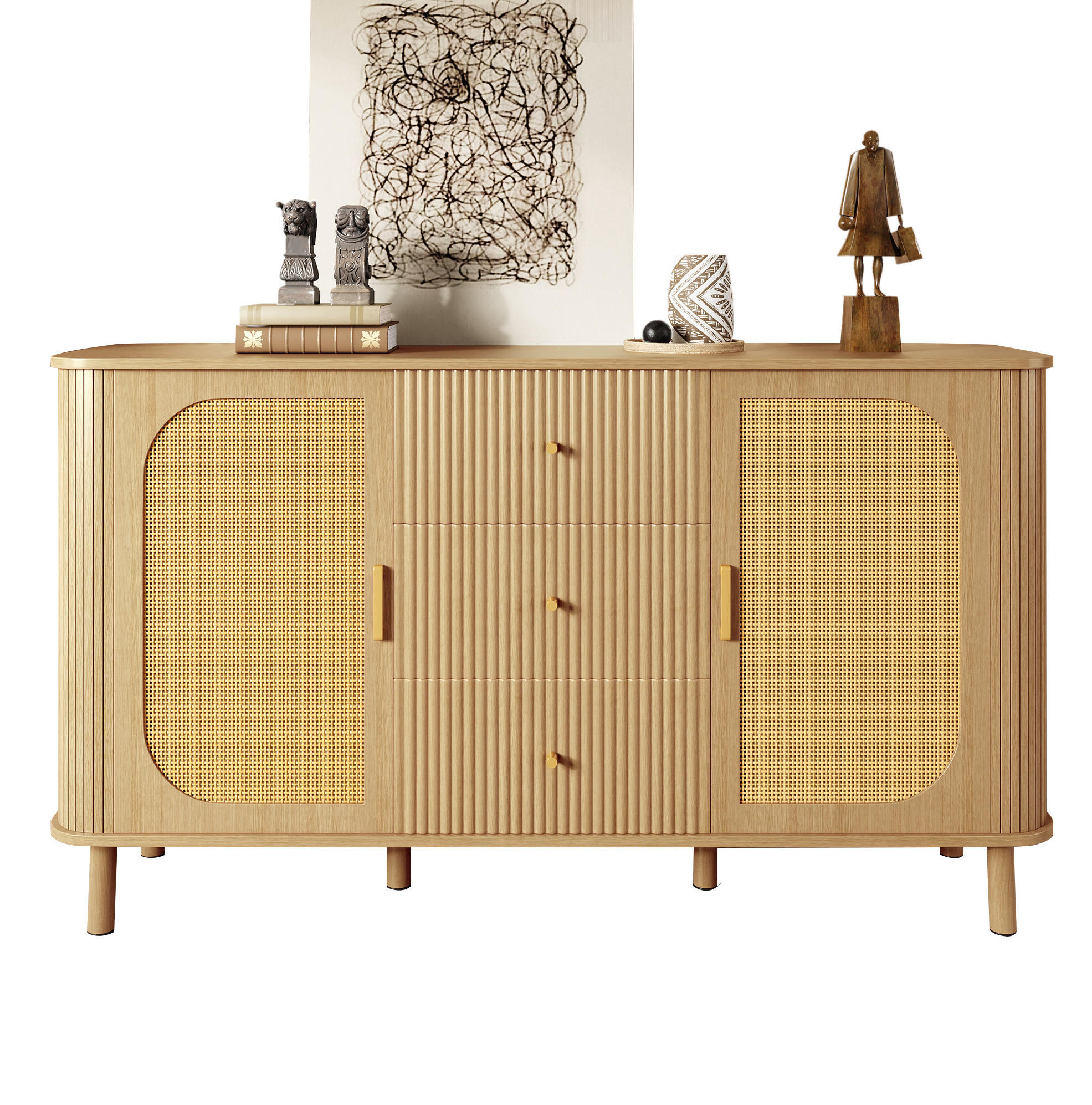 Ivmeu Sideboard Natur 140x80x40 cm