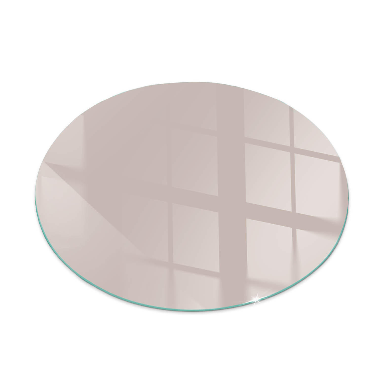 ArtPrintCave Glasplatte Beige 70x70x0.4 cm