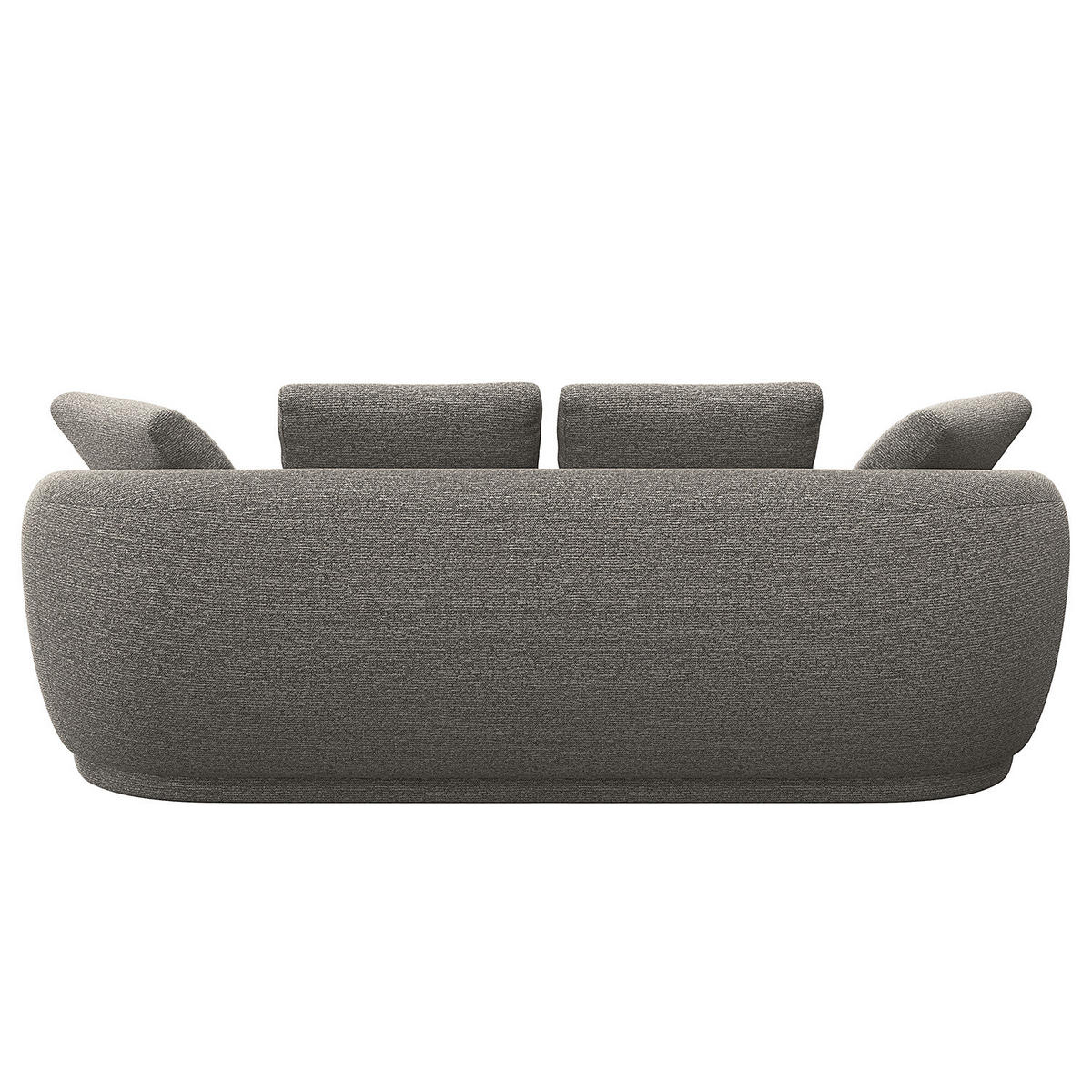 3-SITZER SOFA - Dunkelgrau, Textil (217/74/102cm) - home24